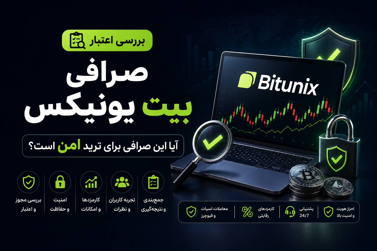 بررسی اعتبار صرافی بیت یونیکس؛ آیا این صرافی برای ترید امن است؟